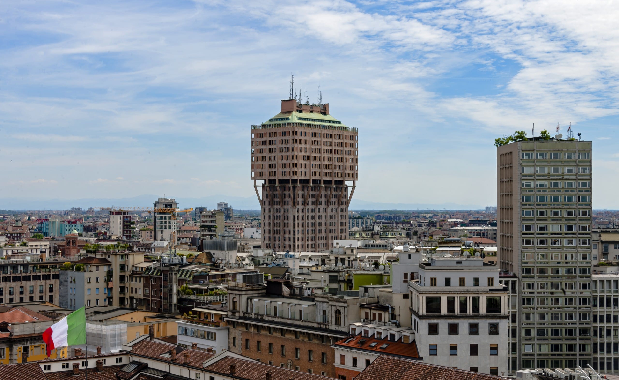 BBPR Architekten, Torre Velasca, Mailand, 1956-1957. Foto: Daniel Case via Wiki Commons, CC BY-SA 3.0