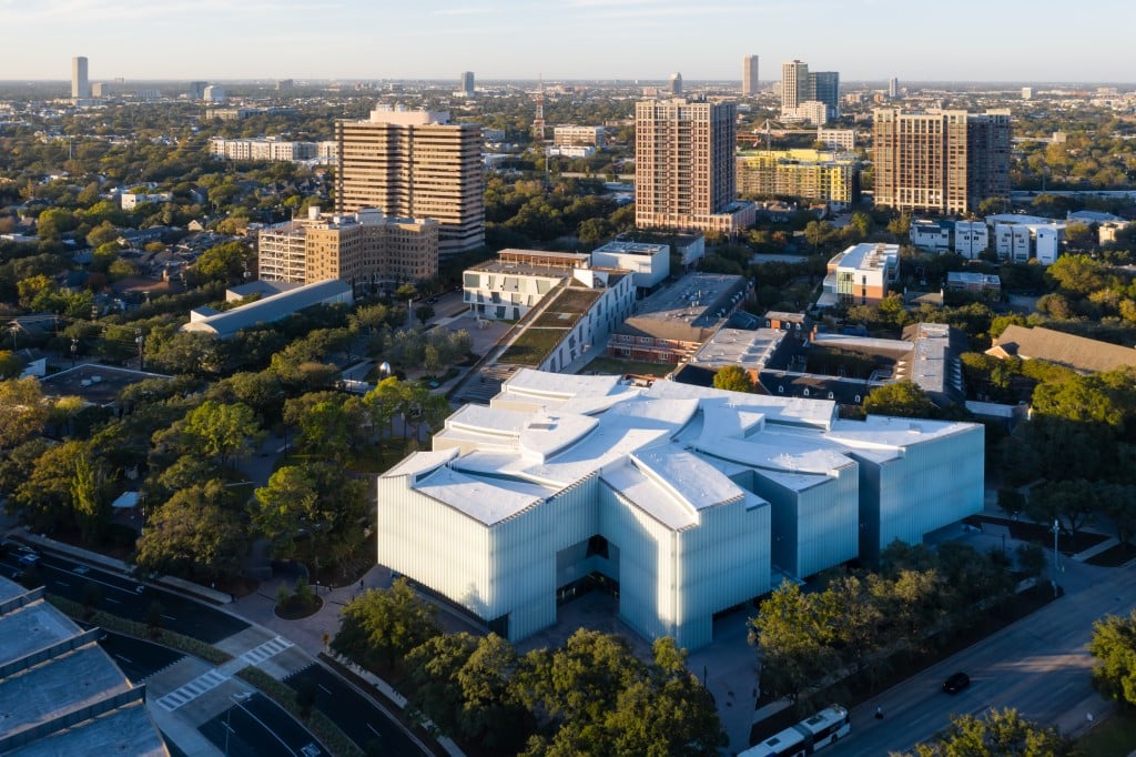 Das Büro Steven Holl Architects hat den Erweiterungsbau des MFAH-Kunstmuseums in Houston gestaltet. Copyright: Iwan Baan