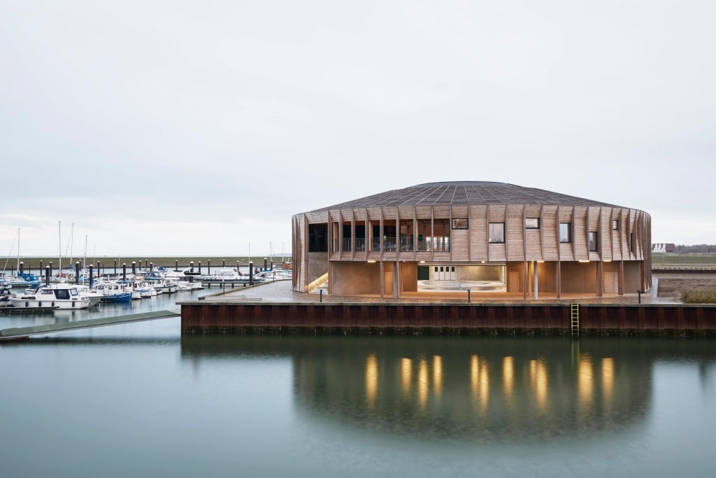 Das neue architektonische Wahrzeichen von Esbjerg: das maritime Center von Snøhetta und WERK Arkitekter. Foto: wichmann+bendtsen photography